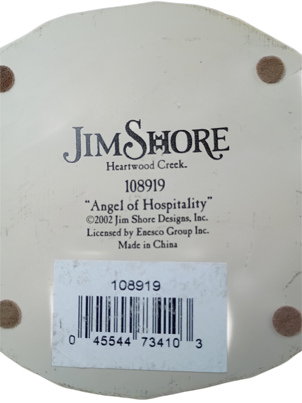 Jim Shore Angel Heartwood Creek 2002 "Angel of Hospitality" #108919 - Picture 2 of 6
